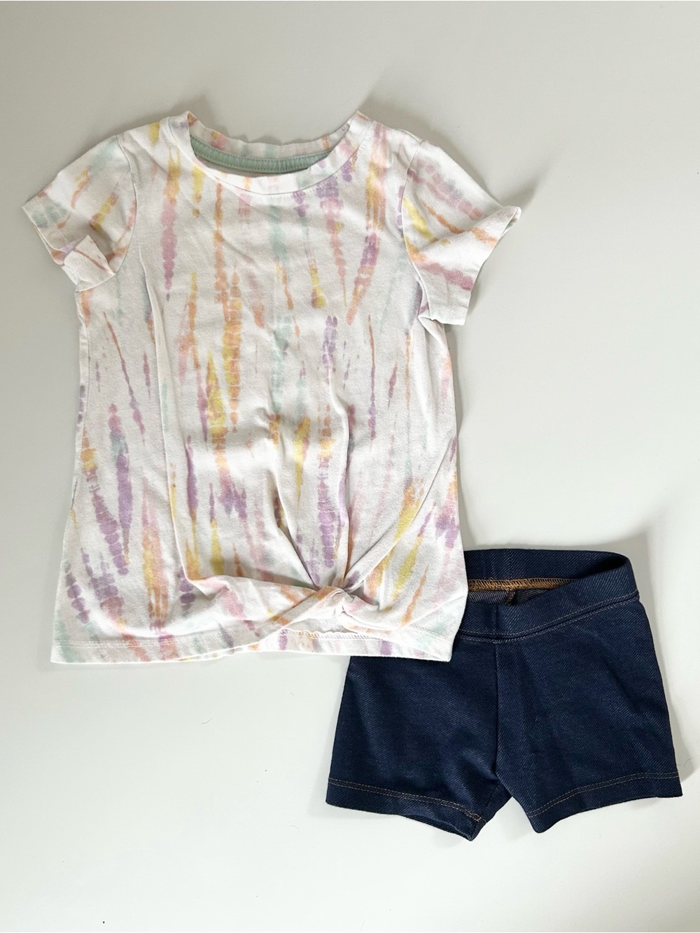 Cat & Jack Toddler Girls Tie Dye Outfit Set
